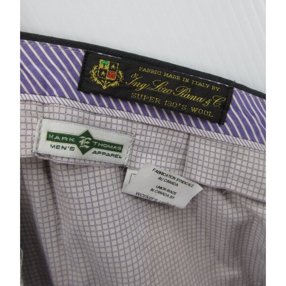 Loro Piana Jack Victor Pants 38 Wool Slacks Trousers Super 130s 38X31 - Picture 8 of 12